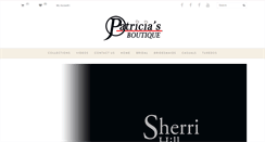 Desktop Screenshot of patriciasboutique.com